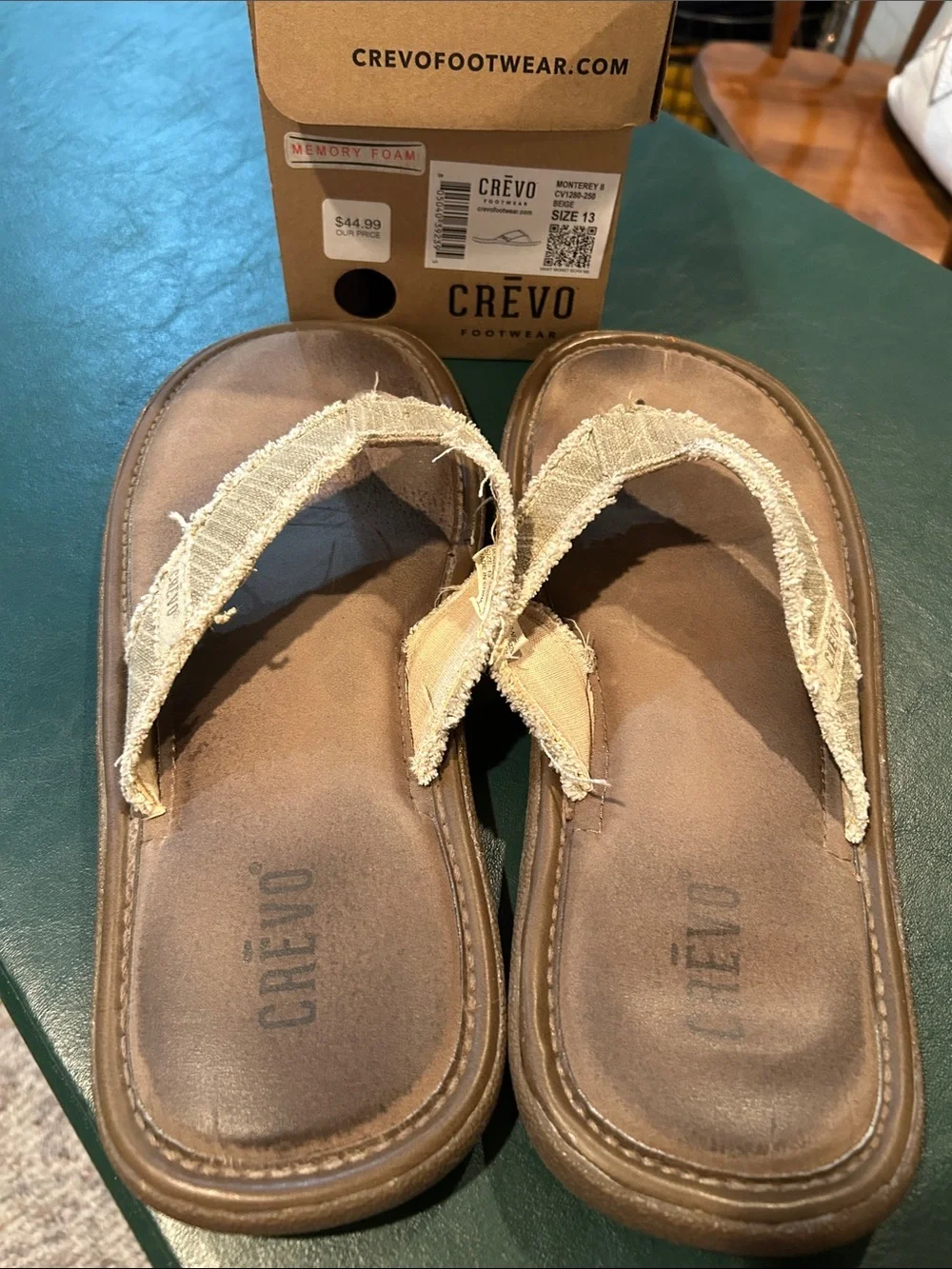 Men’s Crevo Boho Style Flip Flops